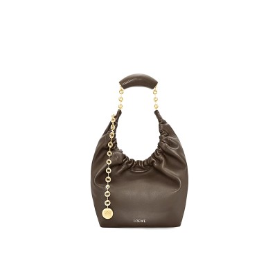 LOEWE SMALL SOFT NAPPA SHEEP LEATHER SQUEEZE BAG A914NCHX01-01 (29*24*10.5cm)